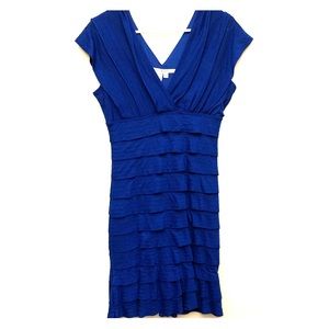 Blue woman’s dress